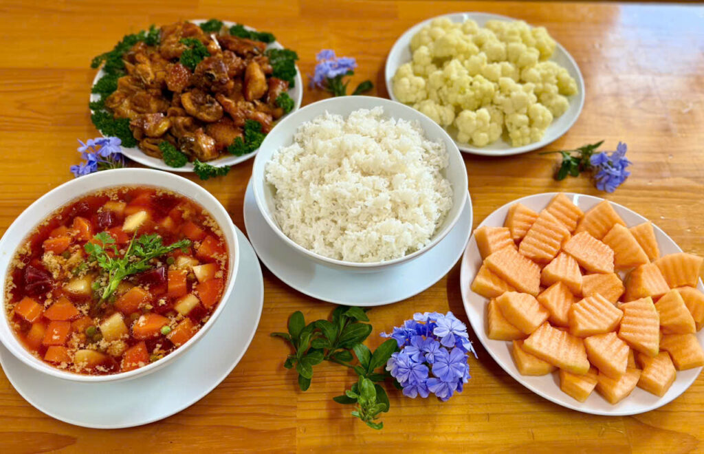 Newton Dalat Preschool - dinh dưỡng ẩm thực